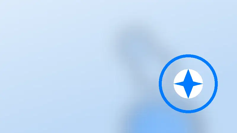 Ilustração abstrata em tons de azul para o guia de como faturar na rede com IA